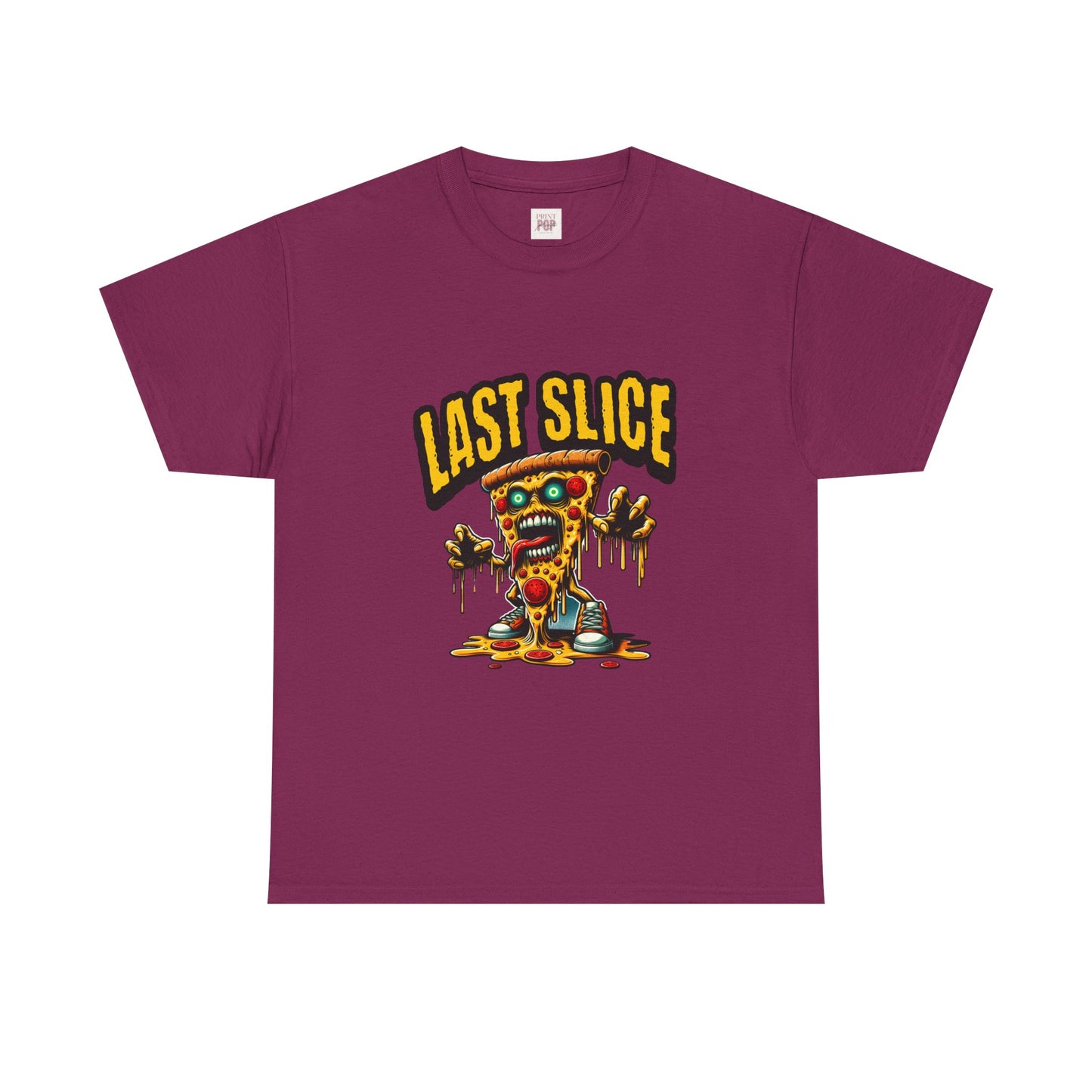 Last Slice Unisex Heavy Cotton Tee - Fun Pizza-Themed Graphic T-Shirt for Food Lovers