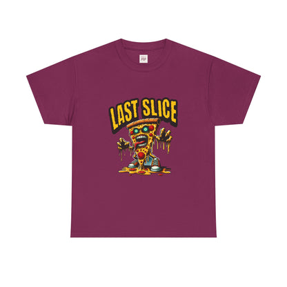 Last Slice Unisex Heavy Cotton Tee - Fun Pizza-Themed Graphic T-Shirt for Food Lovers