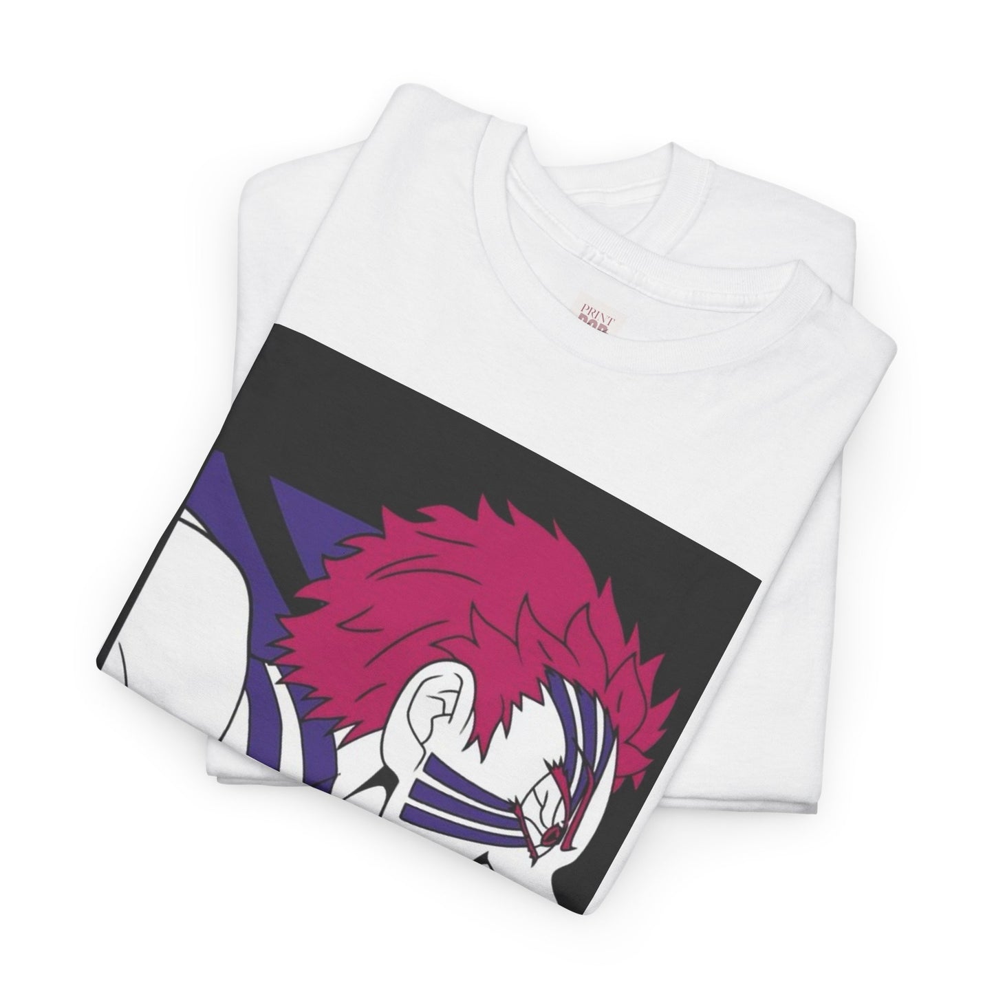 Demon Slayer Akaza Unisex Heavy Cotton Tee - Vibrant and Stylish Design for Otaku Heads