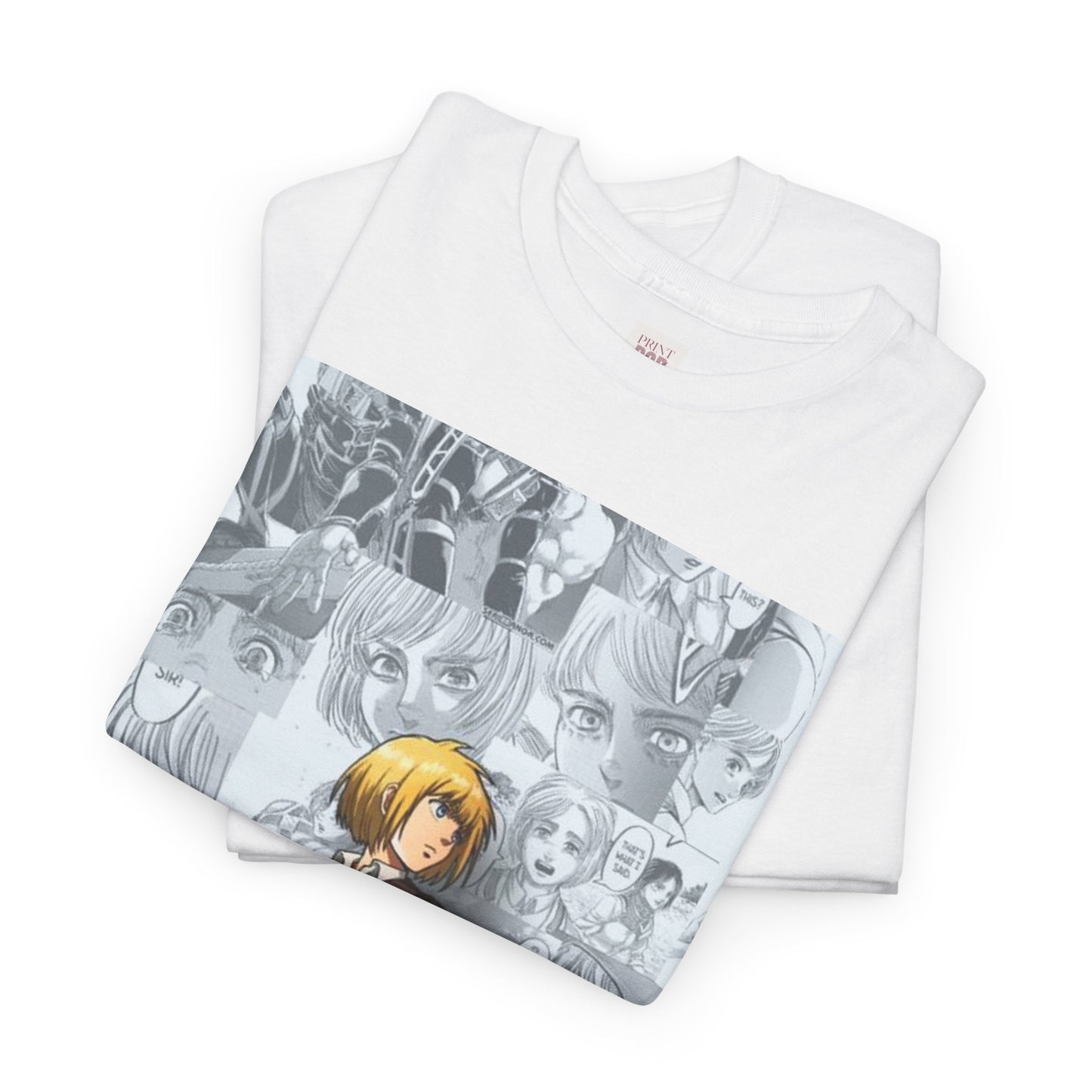 Attack On Titan Armin Arlert Unisex Heavy Cotton Tee - Vibrant and Stylish Design for Otaku Heads