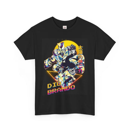 Jojo's Bizarre Adventure Dio Brando  Unisex Heavy Cotton Tee - Vibrant and Stylish Design for Otaku Heads