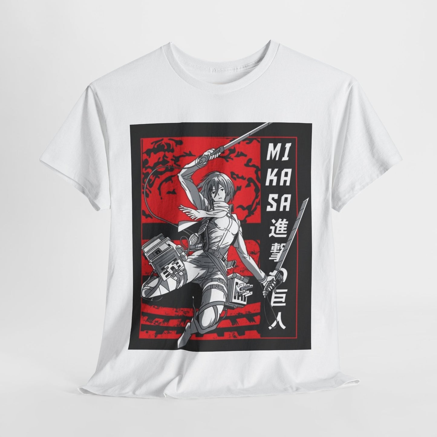 Attack On Titan Unisex Heavy Cotton Tee - Vibrant and Stylish Design for Otaku Heads