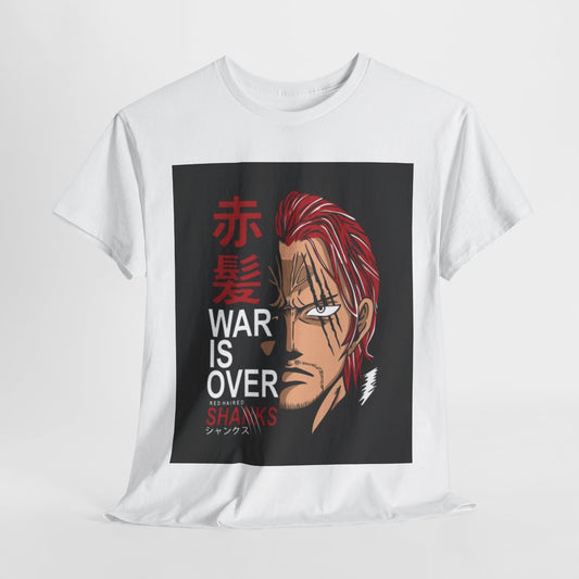 One Piece Shanks Unisex Heavy Cotton Tee - Vibrant and Stylish Design for Otaku Heads