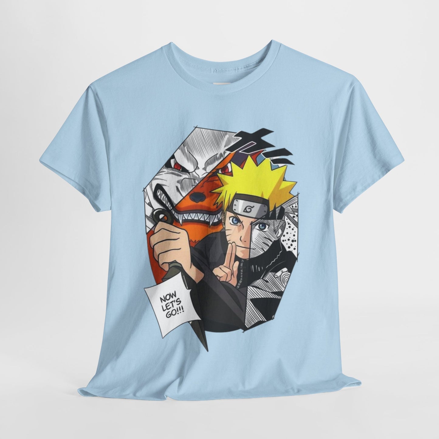 Naruto Shippuden Uzumaki Naruto Unisex Heavy Cotton Tee - Vibrant and Stylish Design for Otaku Heads