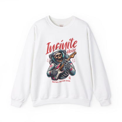 Infinite Noise Crewneck Unisex Heavy Blend Premium and Comfortable Sweatshirt - Metal Never Dies