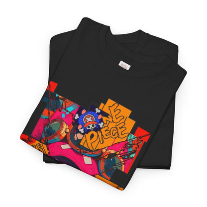 One Piece Luffy Unisex Heavy Cotton Tee - Vibrant and Stylish Design for Otaku Heads