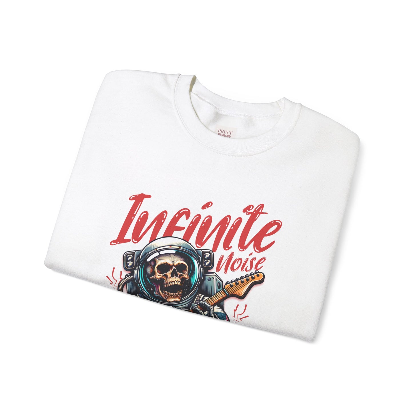 Infinite Noise Crewneck Unisex Heavy Blend Premium and Comfortable Sweatshirt - Metal Never Dies