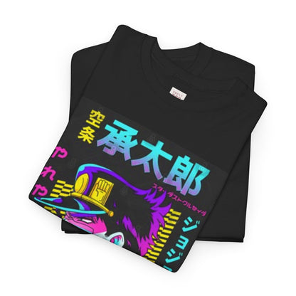 Jojo's Bizarre Adventure Unisex Heavy Cotton Tee - Vibrant and Stylish Design for Otaku Heads