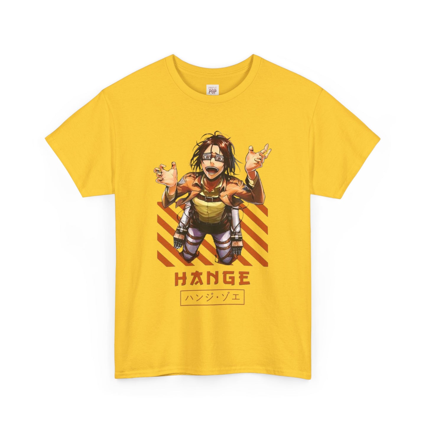 Attack On Titan Hange Zoë Unisex Heavy Cotton Tee - Vibrant and Stylish Design for Otaku Heads