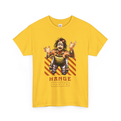 Attack On Titan Hange Zoë Unisex Heavy Cotton Tee - Vibrant and Stylish Design for Otaku Heads