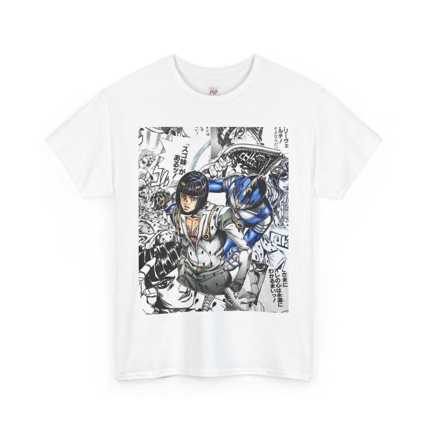 Jojo's Bizarre Adventure Bruno Bucciarati  Unisex Heavy Cotton Tee - Vibrant and Stylish Design for Otaku Heads