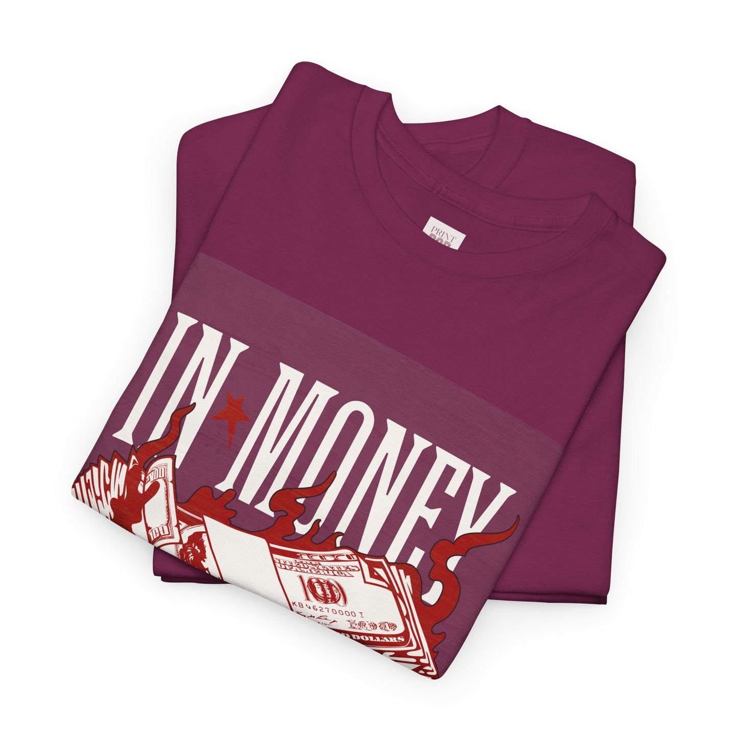 In Money We Trust Unisex Heavy Cotton Tee - Stylish Graphic T-Shirt for Trendsetters