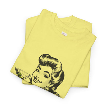 Martinis & Mischief Unisex Heavy Cotton Tee - Fun Retro Graphic T-Shirt