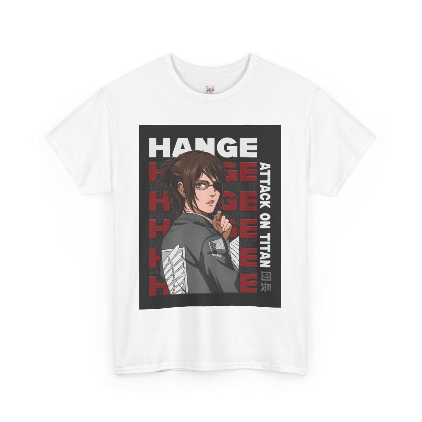 Attack On Titan Hange Zoë Unisex Heavy Cotton Tee - Vibrant and Stylish Design for Otaku Heads