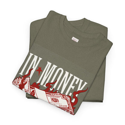 In Money We Trust Unisex Heavy Cotton Tee - Stylish Graphic T-Shirt for Trendsetters