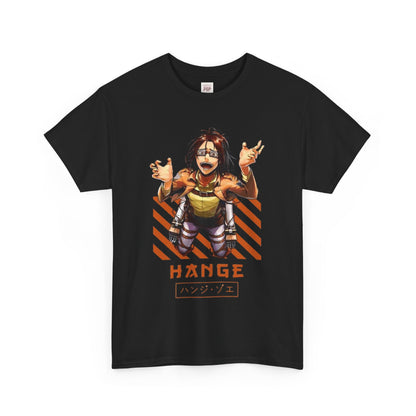 Attack On Titan Hange Zoë Unisex Heavy Cotton Tee - Vibrant and Stylish Design for Otaku Heads