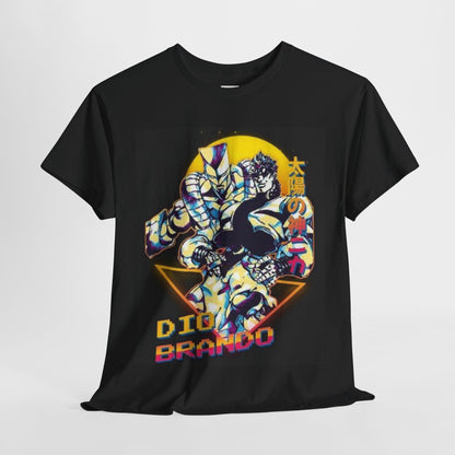 Jojo's Bizarre Adventure Dio Brando  Unisex Heavy Cotton Tee - Vibrant and Stylish Design for Otaku Heads