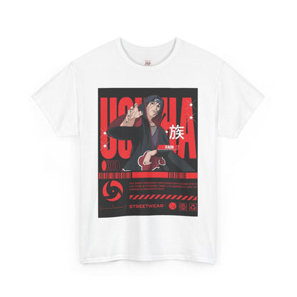 Naruto Shippuden Uchiha Itachi Unisex Heavy Cotton Tee - Vibrant and Stylish Design for Otaku Heads