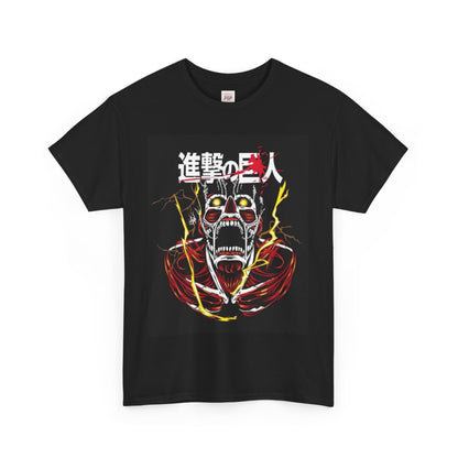 Attack On Titan Unisex Heavy Cotton Tee - Vibrant and Stylish Design for Otaku Heads