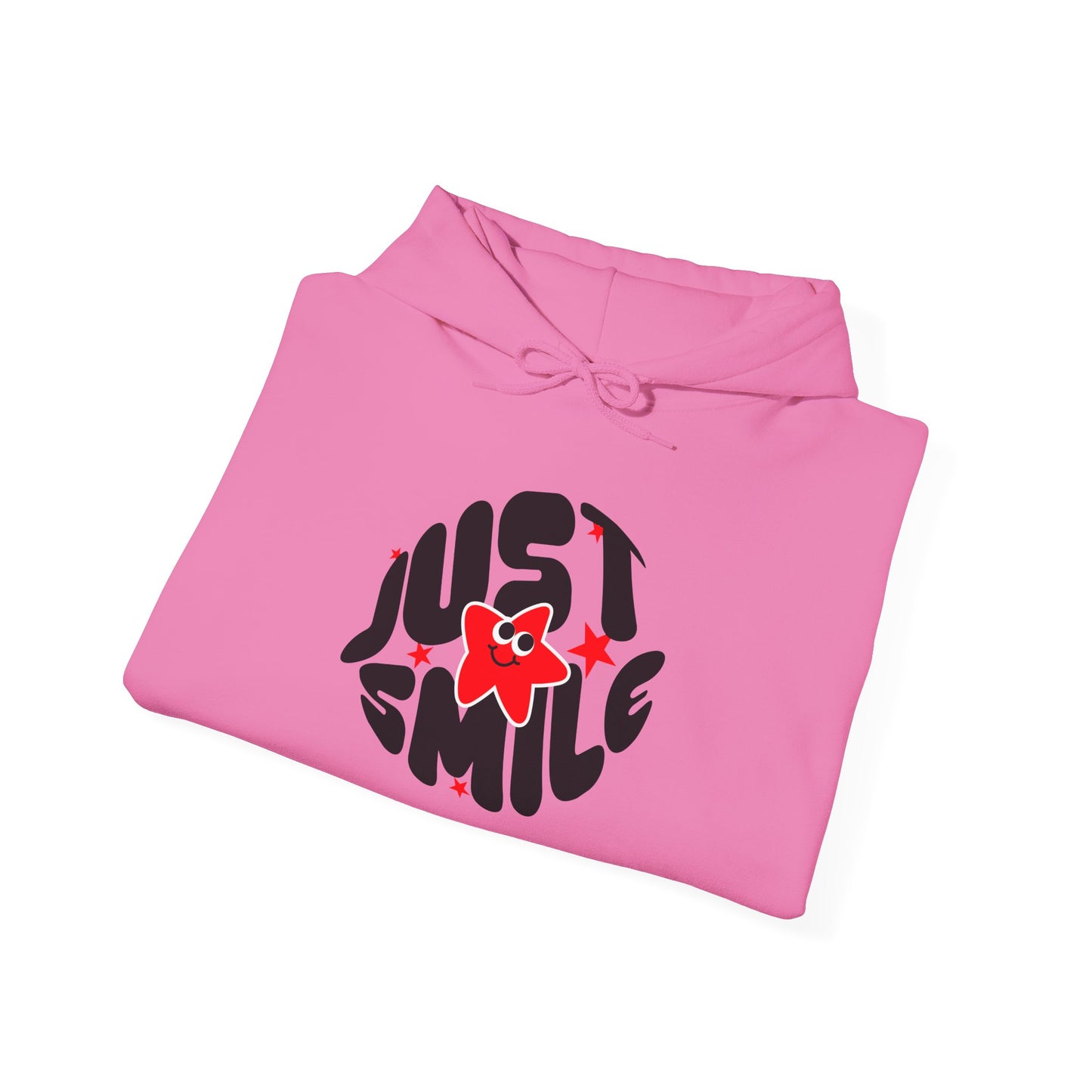 Just Smile Unisex Heavy Blend Premium Quality Hoodie| Feel-Good Casual Wear