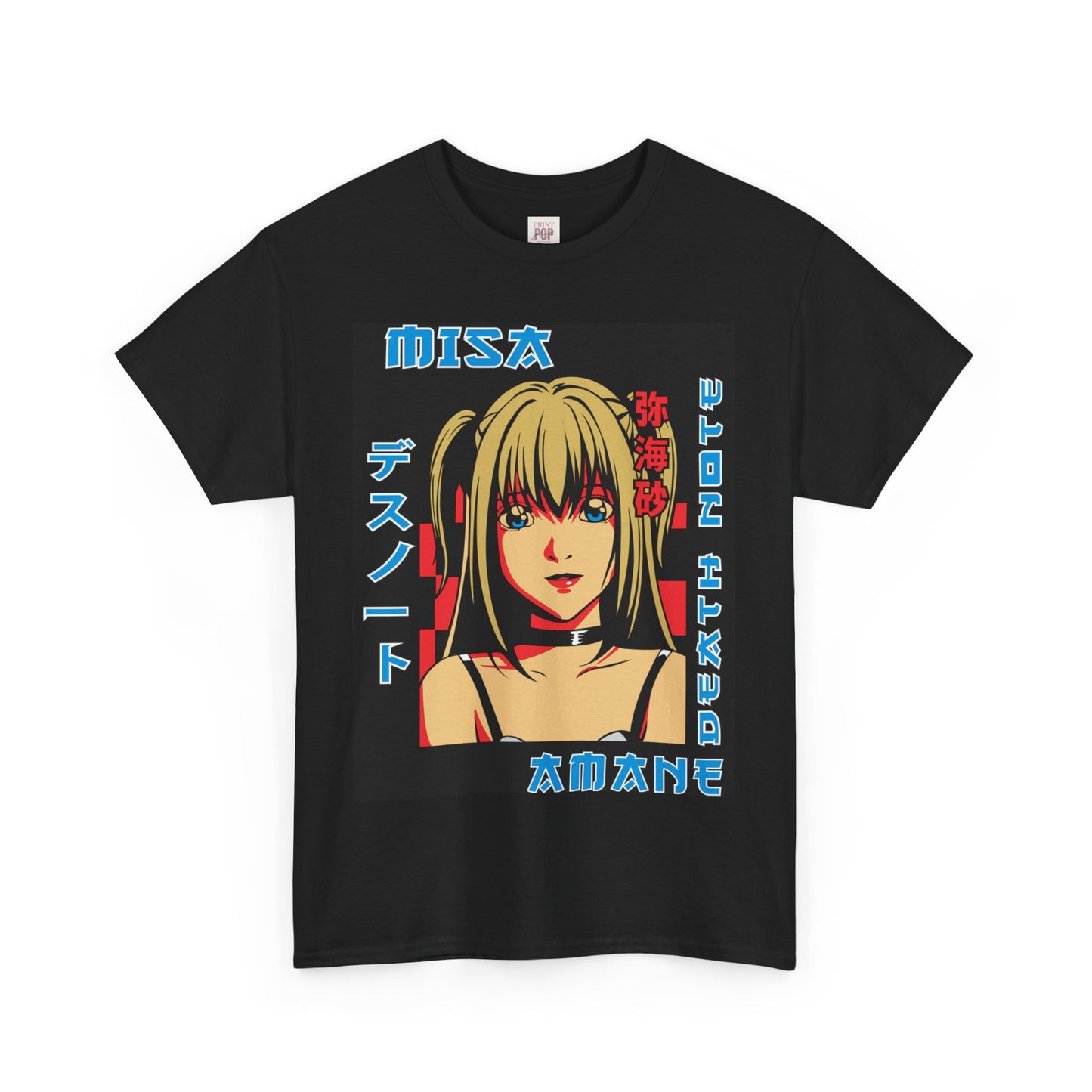 Death Note Misa Amane Unisex Heavy Cotton Tee - Vibrant and Stylish Design for Otaku Heads