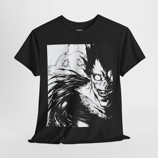 Death Note Unisex Heavy Cotton Tee - Vibrant and Stylish Design for Otaku Heads