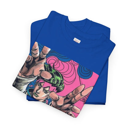 Jojo's Bizarre Adventure Rohan Kishibe Unisex Heavy Cotton Tee - Vibrant and Stylish Design for Otaku Heads