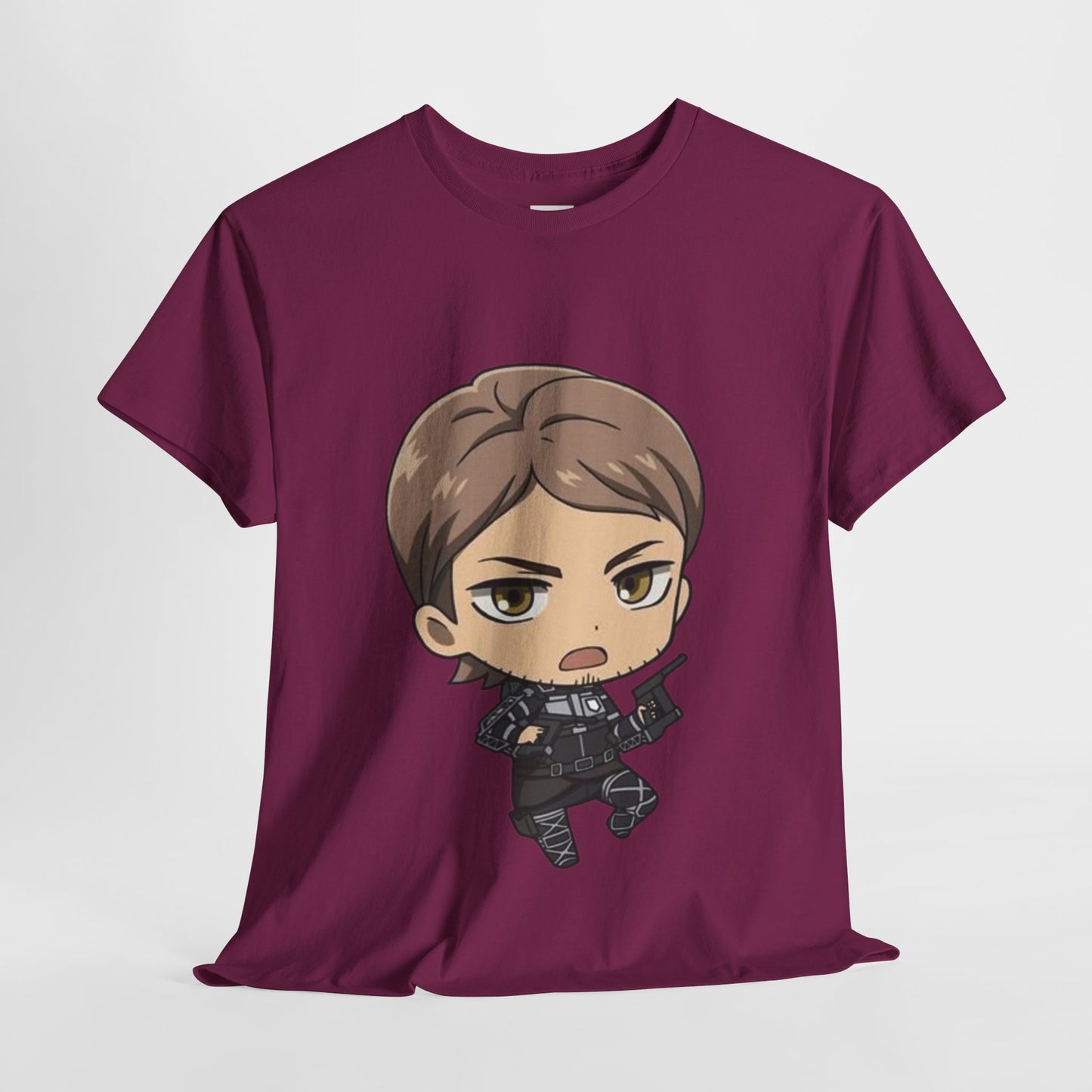 Attack On Titan Jean Kirstein Unisex Heavy Cotton Tee - Vibrant and Stylish Design for Otaku Heads