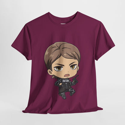 Attack On Titan Jean Kirstein Unisex Heavy Cotton Tee - Vibrant and Stylish Design for Otaku Heads