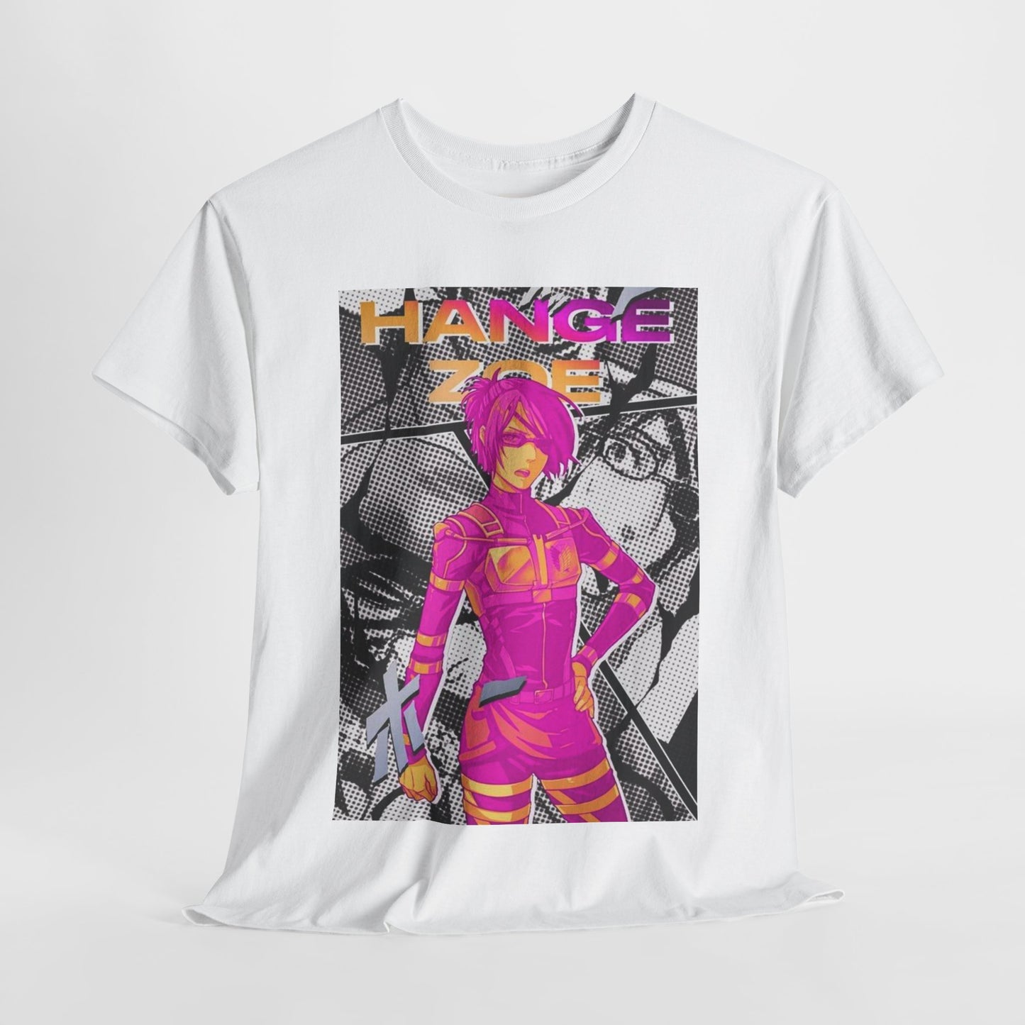 Attack On Titan Hange Zoë Unisex Heavy Cotton Tee - Vibrant and Stylish Design for Otaku Heads