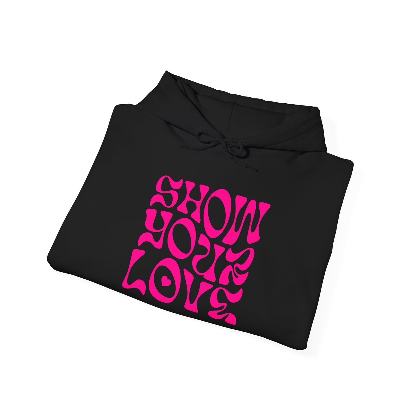 Show Your Love Quoted Unisex Heavy Blend Sweatshirt for Casual Comfort - Premium and Unique