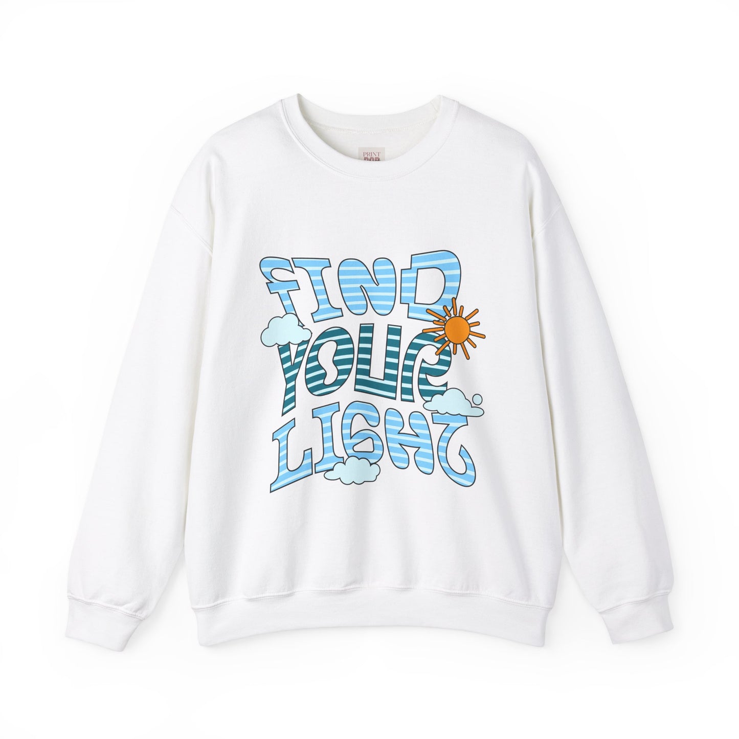 Find Your Light Unisex Heavy Blend™ Crewneck Sweatshirt - Inspirational Cozy Apparel