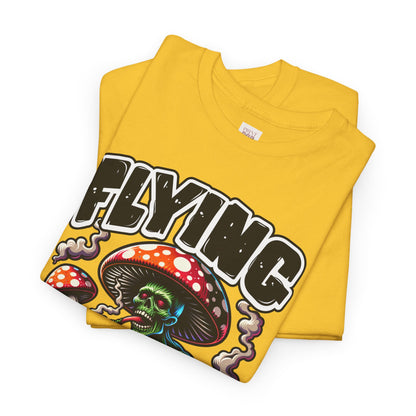 Flying High Unisex Heavy Cotton Tee - Fun Graphic Tee for Casual Style