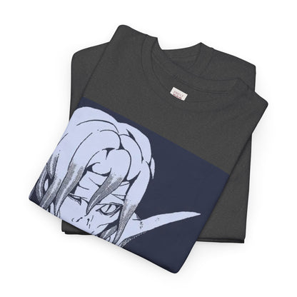 Death Note Rem Unisex Heavy Cotton Tee - Vibrant and Stylish Design for Otaku Heads