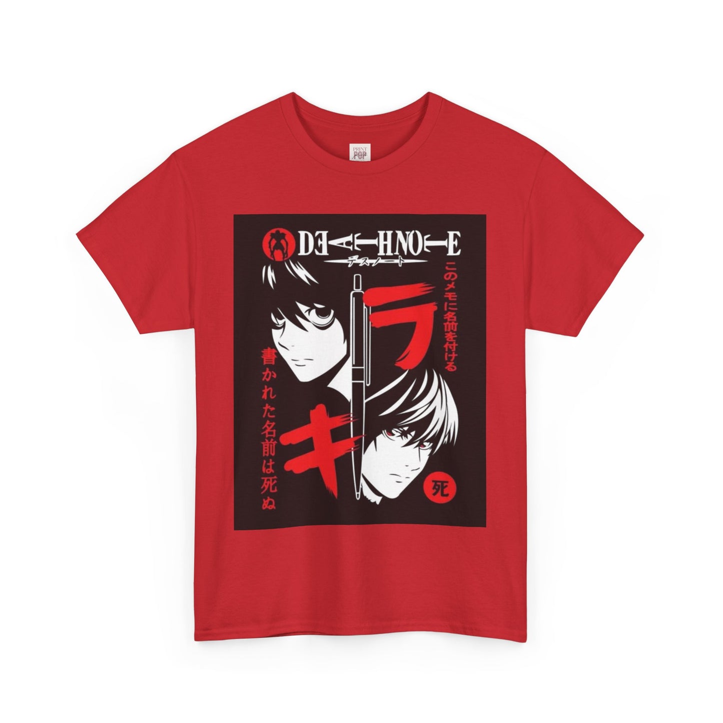 Death Note L Lawliet Unisex Heavy Cotton Tee - Vibrant and Stylish Design for Otaku Heads