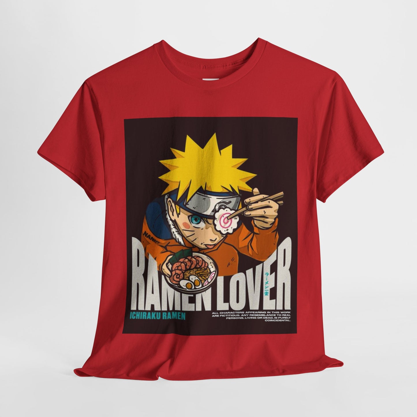 Naruto Shippuden Uzumaki Naruto Unisex Heavy Cotton Tee - Vibrant and Stylish Design for Otaku Heads