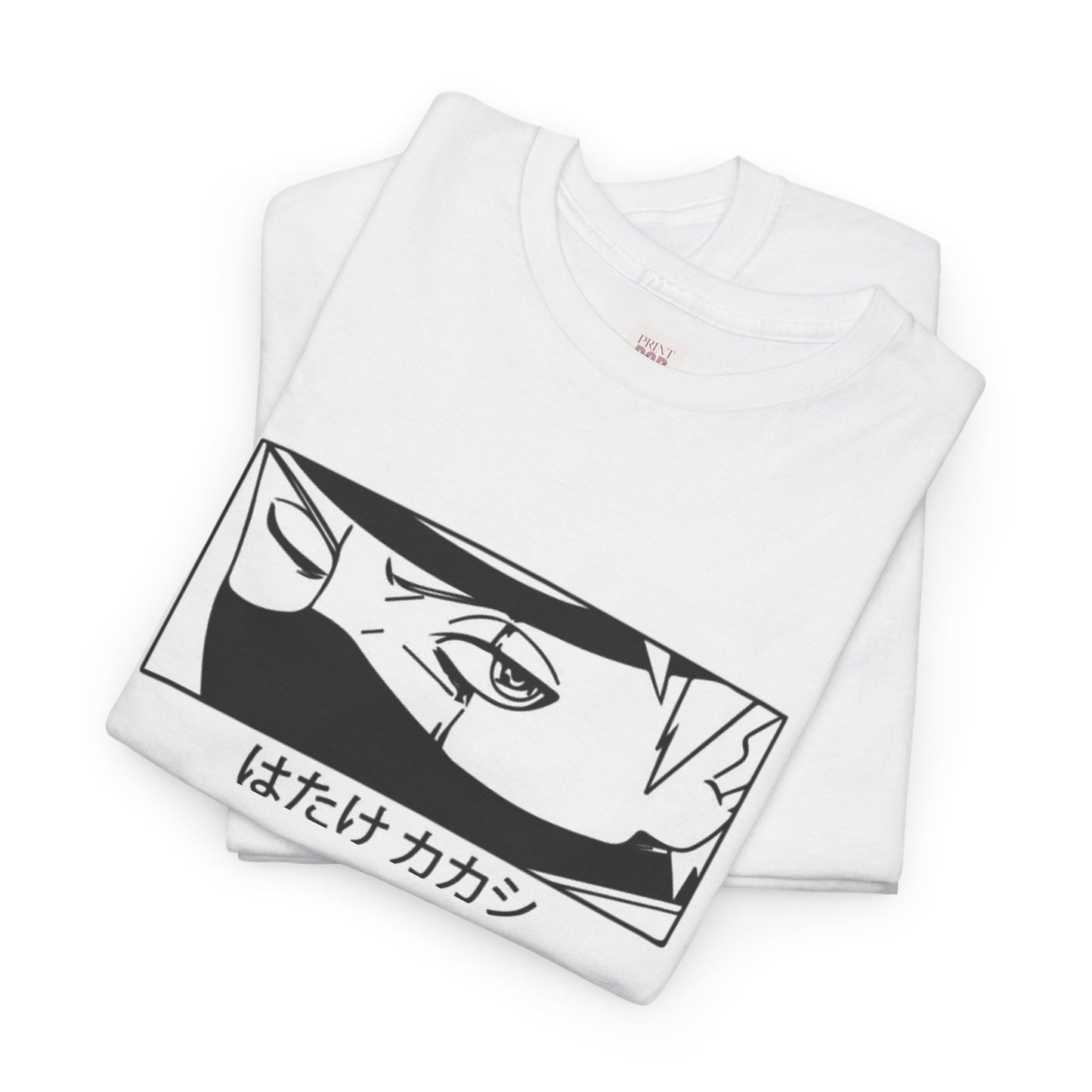 Naruto Shippuden Kakashi Unisex Heavy Cotton Tee - Vibrant and Stylish Design for Otaku Heads