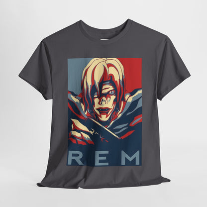 Death Note Rem Unisex Heavy Cotton Tee - Vibrant and Stylish Design for Otaku Heads