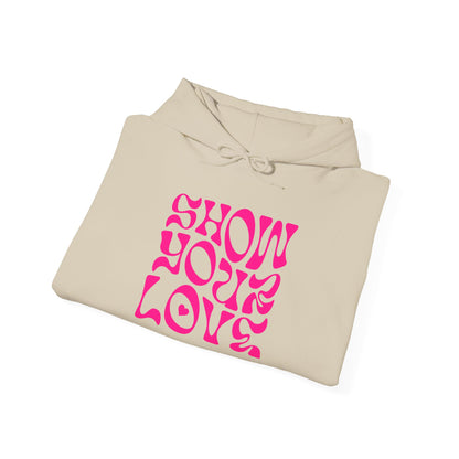 Show Your Love Quoted Unisex Heavy Blend Sweatshirt for Casual Comfort - Premium and Unique