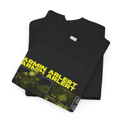 Attack On Titan Armin Arlert Unisex Heavy Cotton Tee - Vibrant and Stylish Design for Otaku Heads