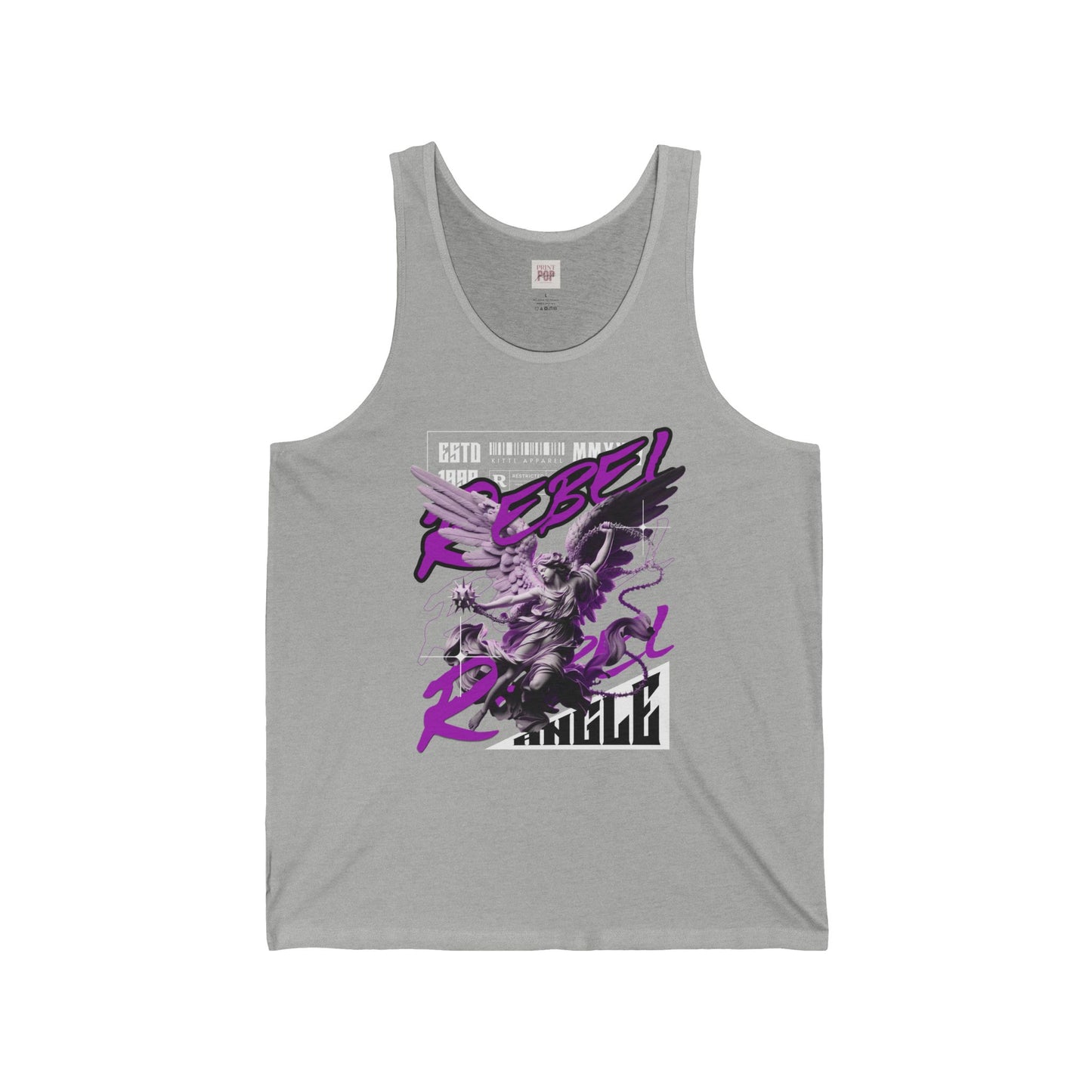 Rebel Graphic Unisex Jersey Tank - Bold Statement Apparel for Free Spirits