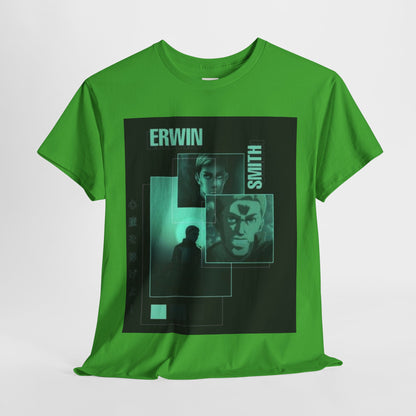 Attack On Titan Erwin Smith Unisex Heavy Cotton Tee - Vibrant and Stylish Design for Otaku Heads