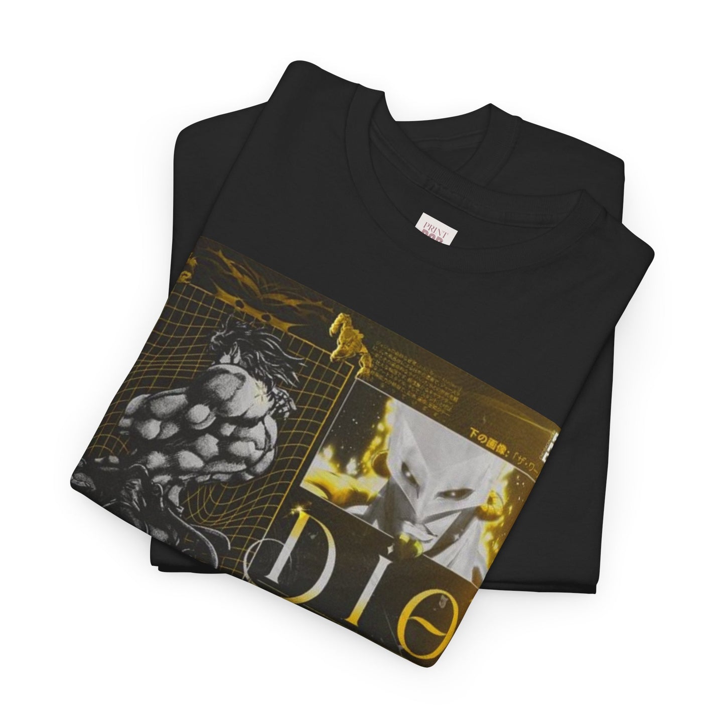 Jojo's Bizarre Adventure Dio Brando  Unisex Heavy Cotton Tee - Vibrant and Stylish Design for Otaku Heads