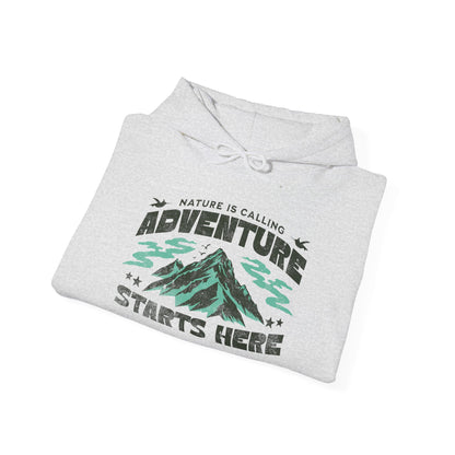 Adventure Awaits Quoted Unisex Heavy Blend Hoodie - Stylish, Premium and High Quality