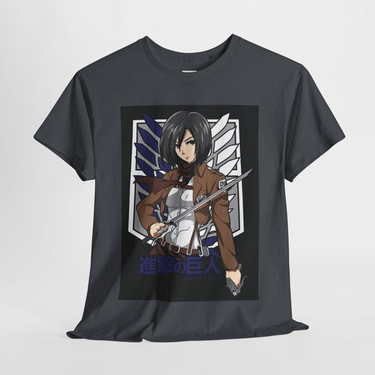 Attack On Titan Unisex Heavy Cotton Tee - Vibrant and Stylish Design for Otaku Heads