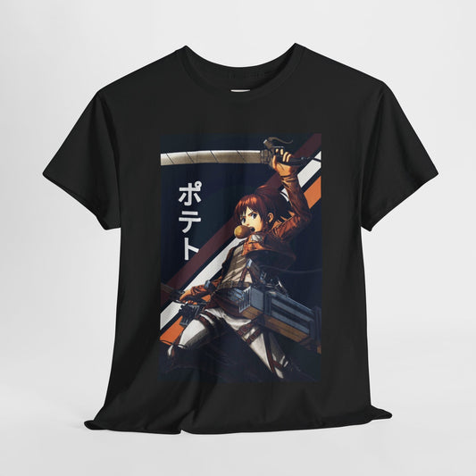 Attack On Titan Sasha Braus Unisex Heavy Cotton Tee - Vibrant and Stylish Design for Otaku Heads