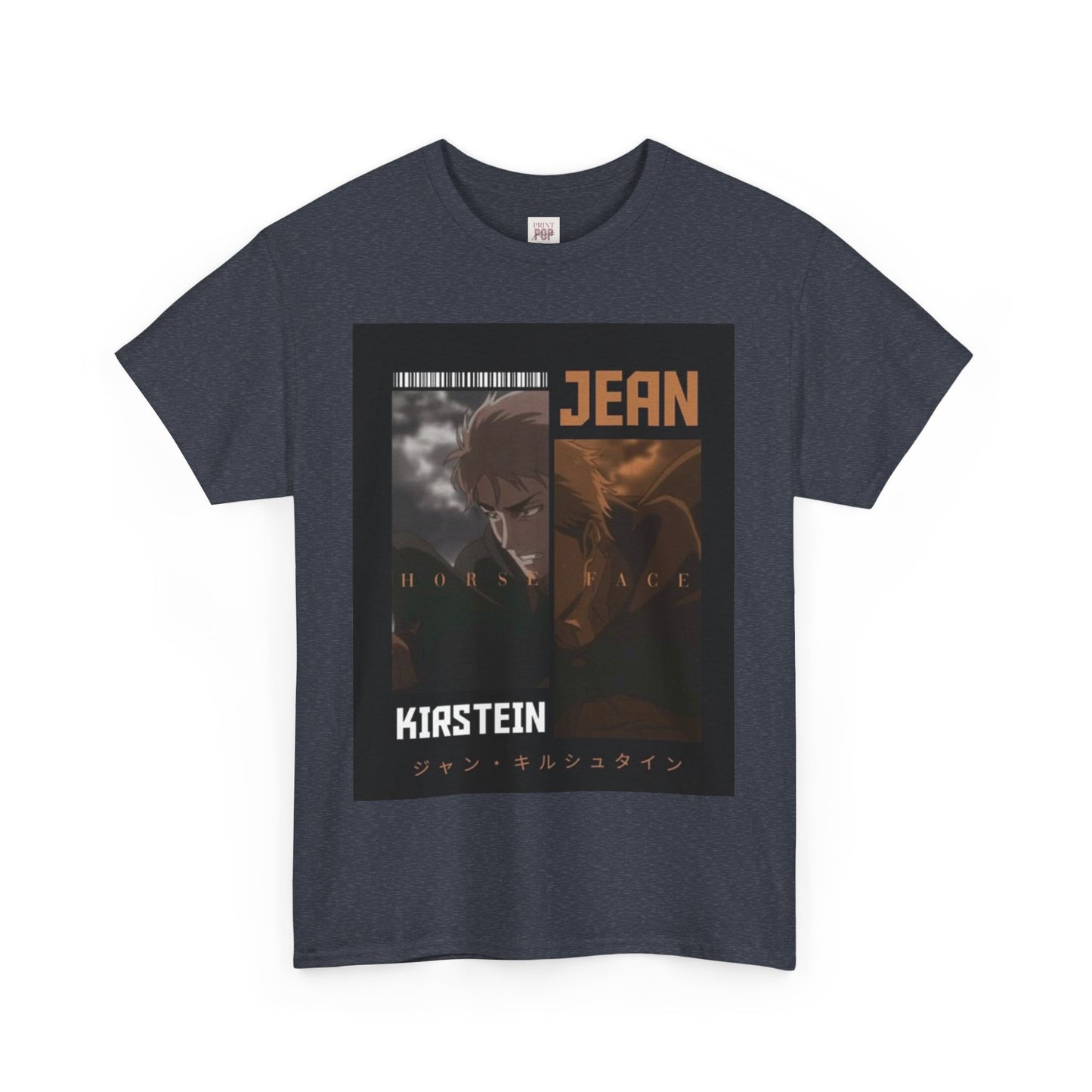 Attack On Titan Jean Kirstein Unisex Heavy Cotton Tee - Vibrant and Stylish Design for Otaku Heads