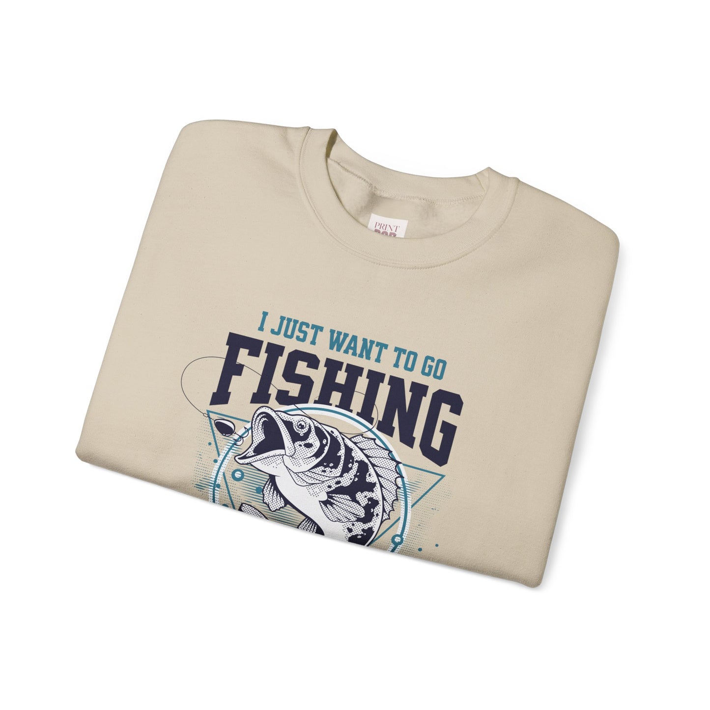 Fishing Lifestyle Unisex Heavy Blend Crewneck Unisex Heavy Blend Sweatshirt - Perfect for Anglers