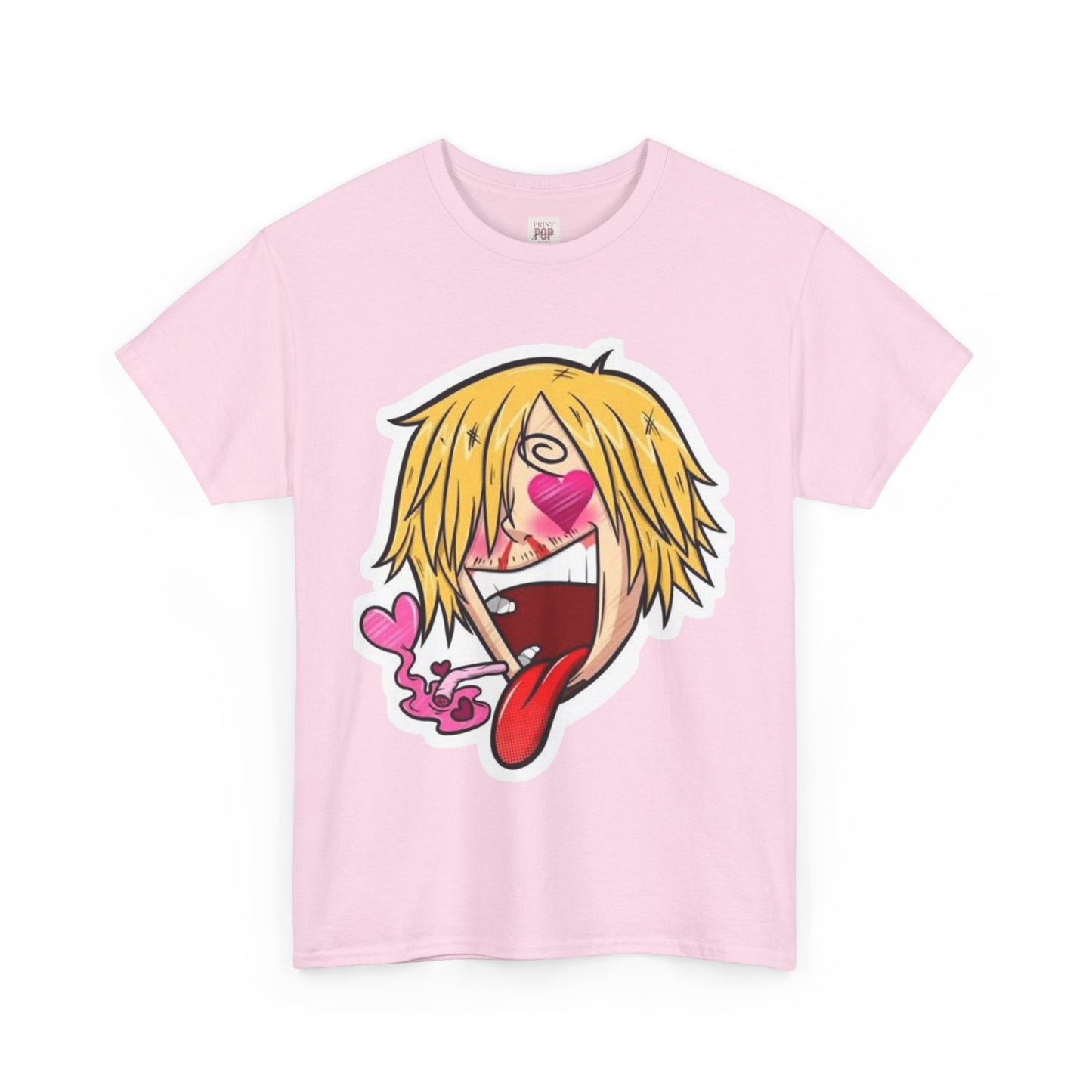 One Piece Sanji Unisex Heavy Cotton Tee - Vibrant and Stylish Design for Otaku Heads