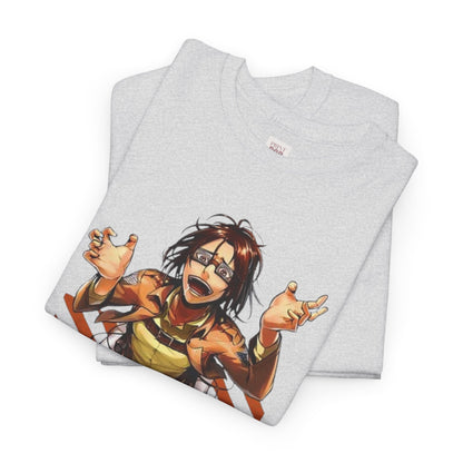 Attack On Titan Hange Zoë Unisex Heavy Cotton Tee - Vibrant and Stylish Design for Otaku Heads